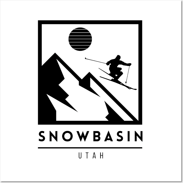 Snowbasin ski Utah USA Wall Art by UbunTo